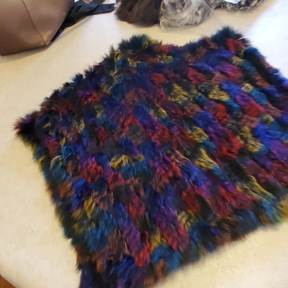 Fur cape wrap